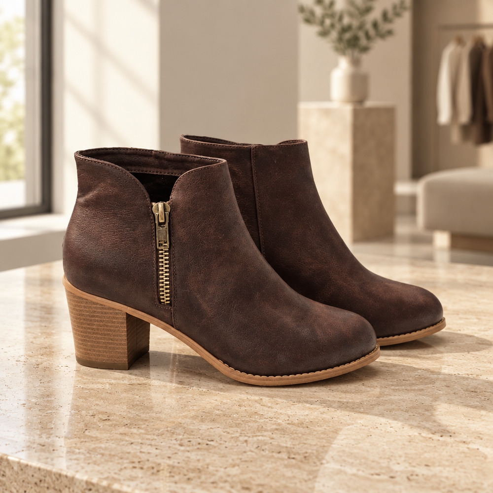 NWOB Luoika 3" Heels Booties Size 9.5XW